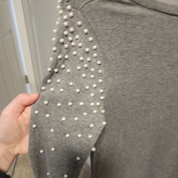 Pearl Covered Sweater Dress - Picture 3 of 5